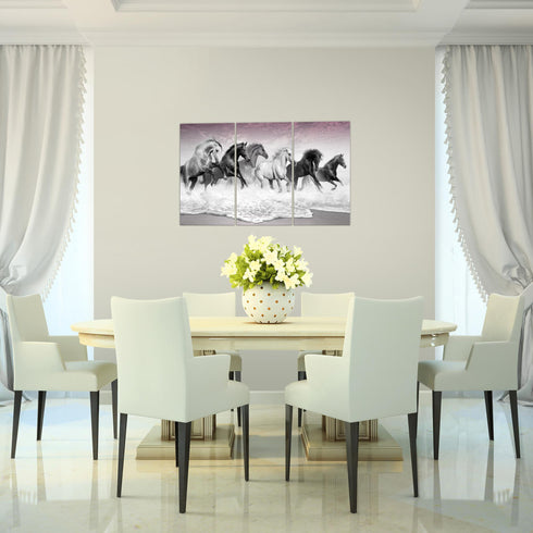 Wandbilder Wohnzimmer XXL Pferde Moderne Bilder Tiere